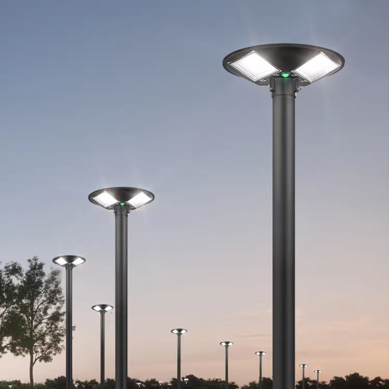 Outdoor Lighting Year Round - ソーラーUFOランプ中庭高ポール照明屋外防水ラウンドホームヴィラガーデン露台ランプ
