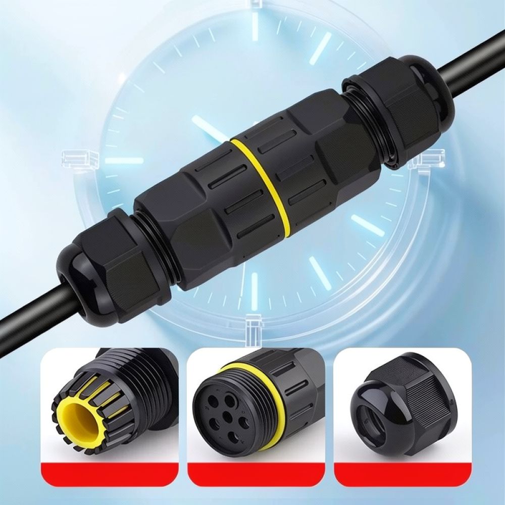 Outdoor Lighting Joint Box - IP68防水ケーブルコネクタボックス、屋外用、地中埋設型、庭園用、街灯用、電気配線端子保護ケース