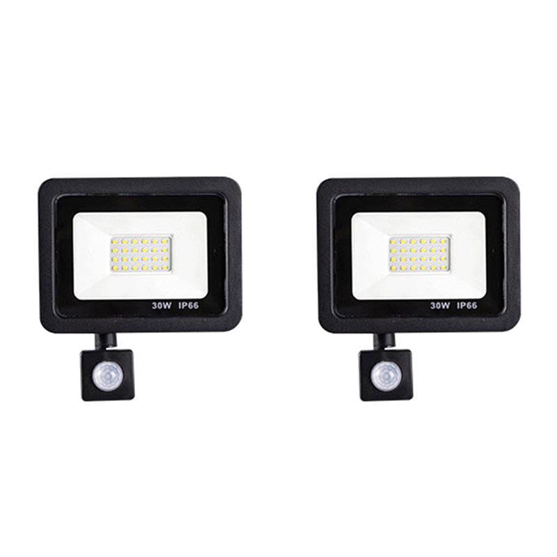 Outdoor Lighting Motion Sensor - 【デジタルガジェット】2X セキュリティライト屋外モーションセンサー LED Pir フラッドライト IP66