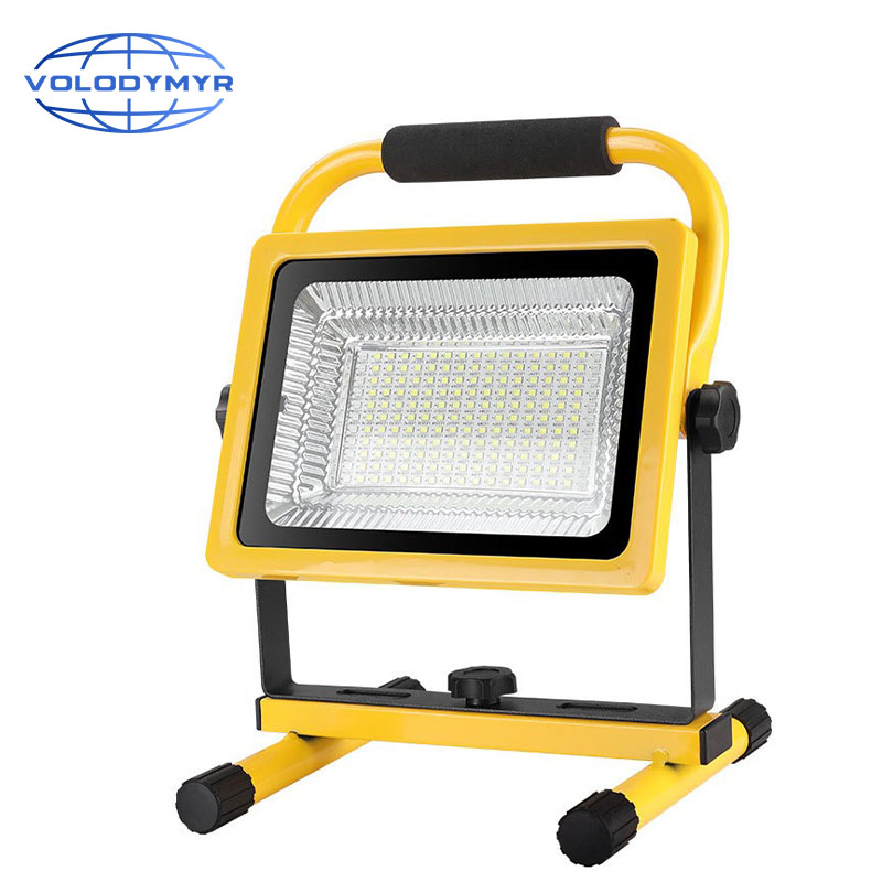 Outdoor Lighting Garage - VOLODYMYR LED 充電式ポータブルワークライト 80 ワットスタンド付き防水投光器屋外キャンプハイキングガレージ緊急用
