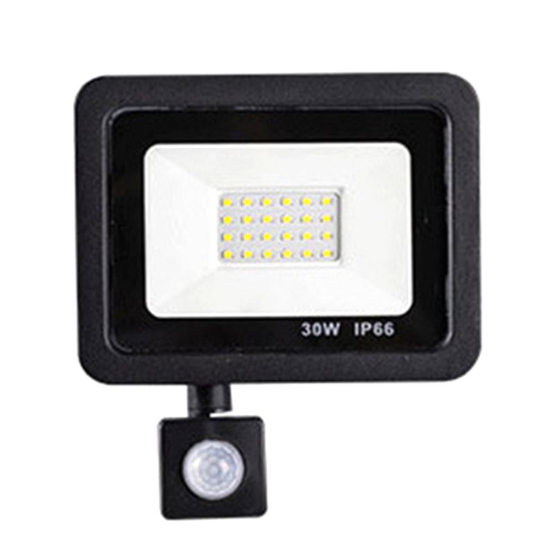 Outdoor Lighting Motion Sensor - ABFN-セキュリティライト屋外モーションセンサーLED PirフラッドライトIP66防水屋外ウォールライトガーデン玄関30W
