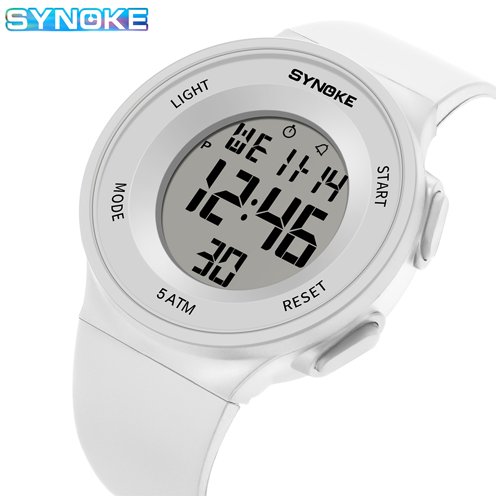 Outdoor Lighting Timer - Synoke-女性、スポーツ、多機能、防水、女の子、屋外、ファッション、新しい用のデジタル腕時計