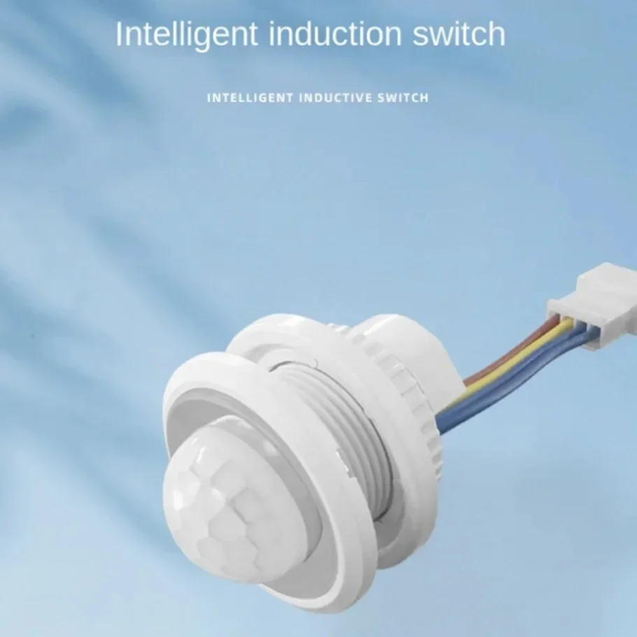 Outdoor Lighting Motion Sensor - PIRインテリジェントスイッチ,屋内および屋外用,赤外線,モーションセンサー,自動検出,時間モード調整,110v,220v