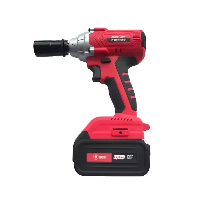 Outdoor Lighting Battery Powered - 270N.m ポータブルコードレスインパクトレンチ 電動工具 18Vリチウムイオンバッテリー ブラシレスインパクトレンチ LEDライト付き