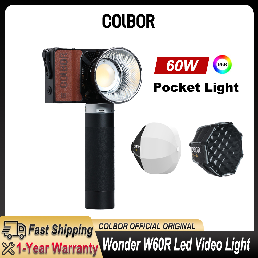 Outdoor Lighting Video Shooting - Colbor Wonder W60 RGB LEDビデオライト ポケット撮影用フィルライト