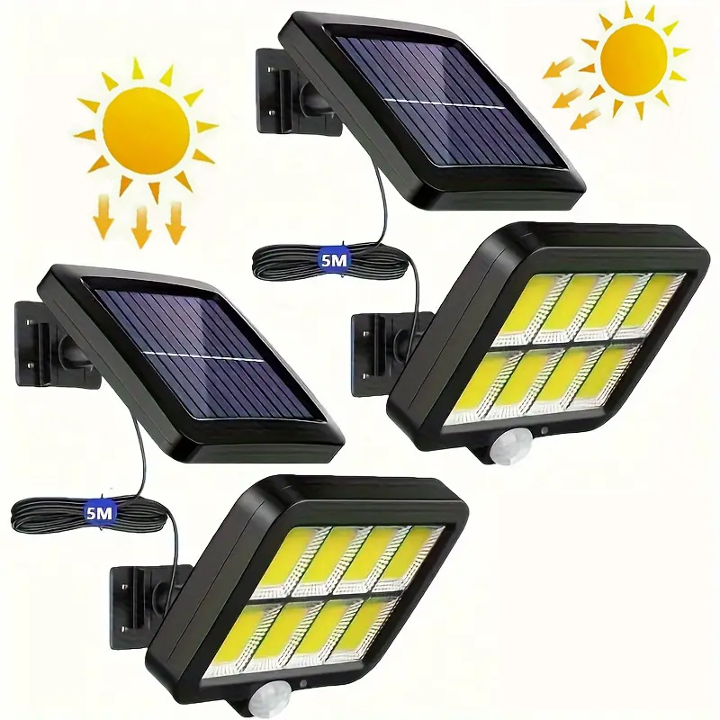 Outdoor Lighting With Outlet - 屋外照明 街路灯 ソーラー 分離型 ウォールランプ 3モード