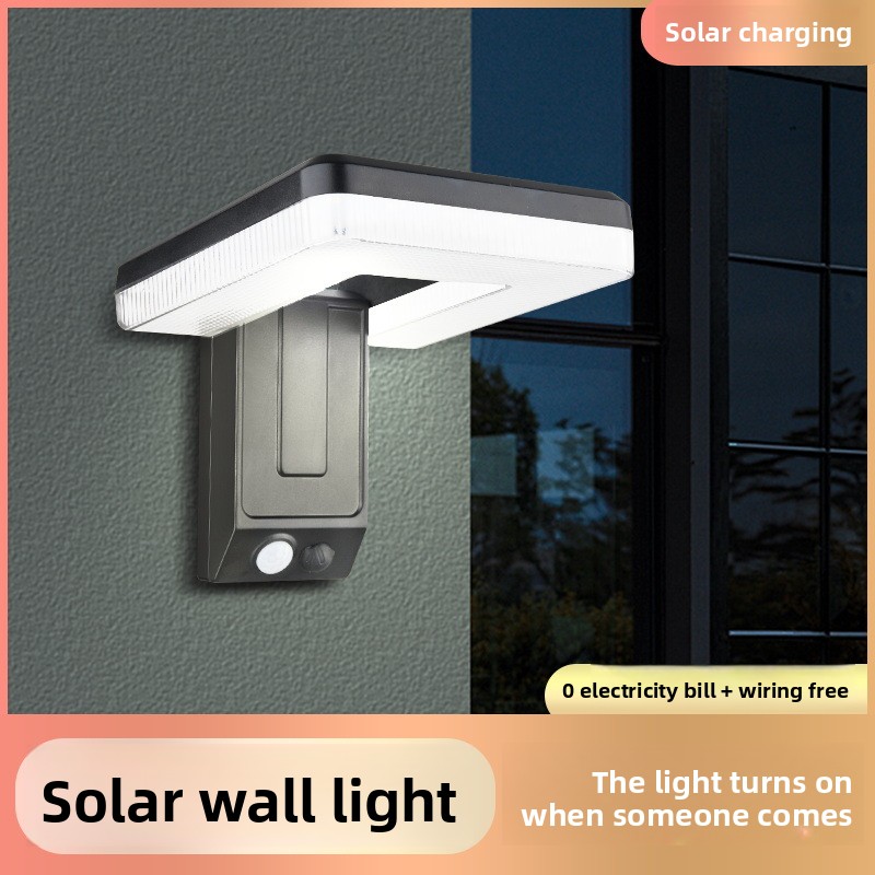 Outdoor Lighting Motion Sensor - 新しいスマート屋外折りたたみソーラーウォールランプヨーロピアンスタイル照明モーションセンサーガーデンライトセキュリティライト