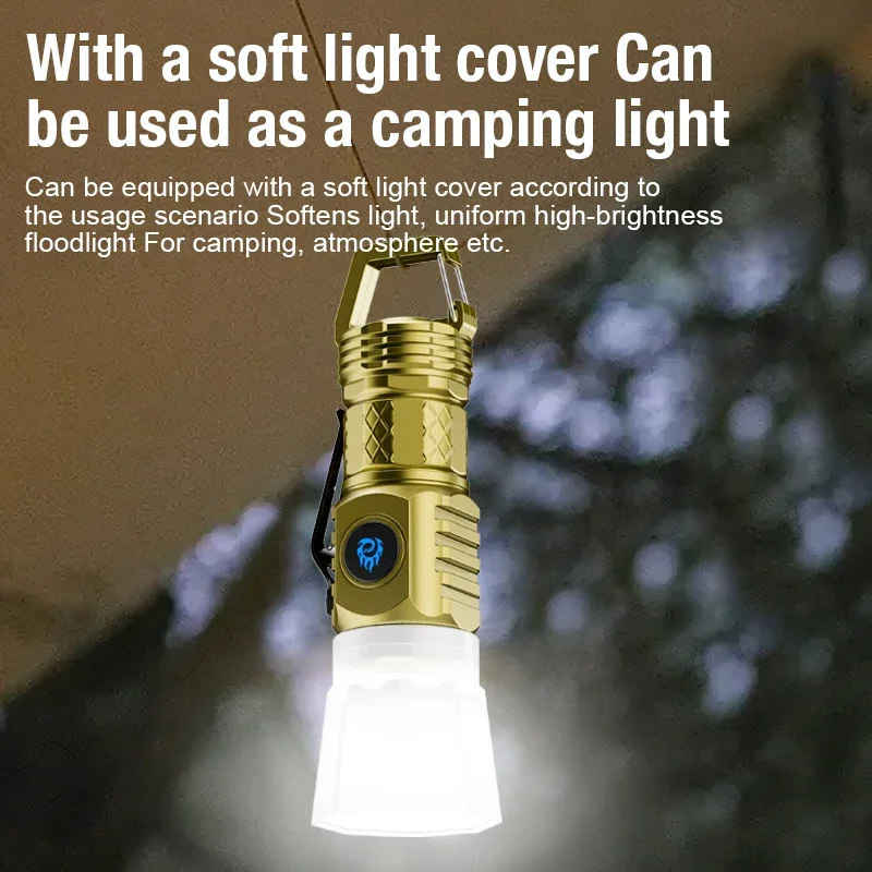 高強力パワー LED 懐中電灯 内蔵バッテリー Type-C - Outdoor Lighting Battery Powered のレビューと価格