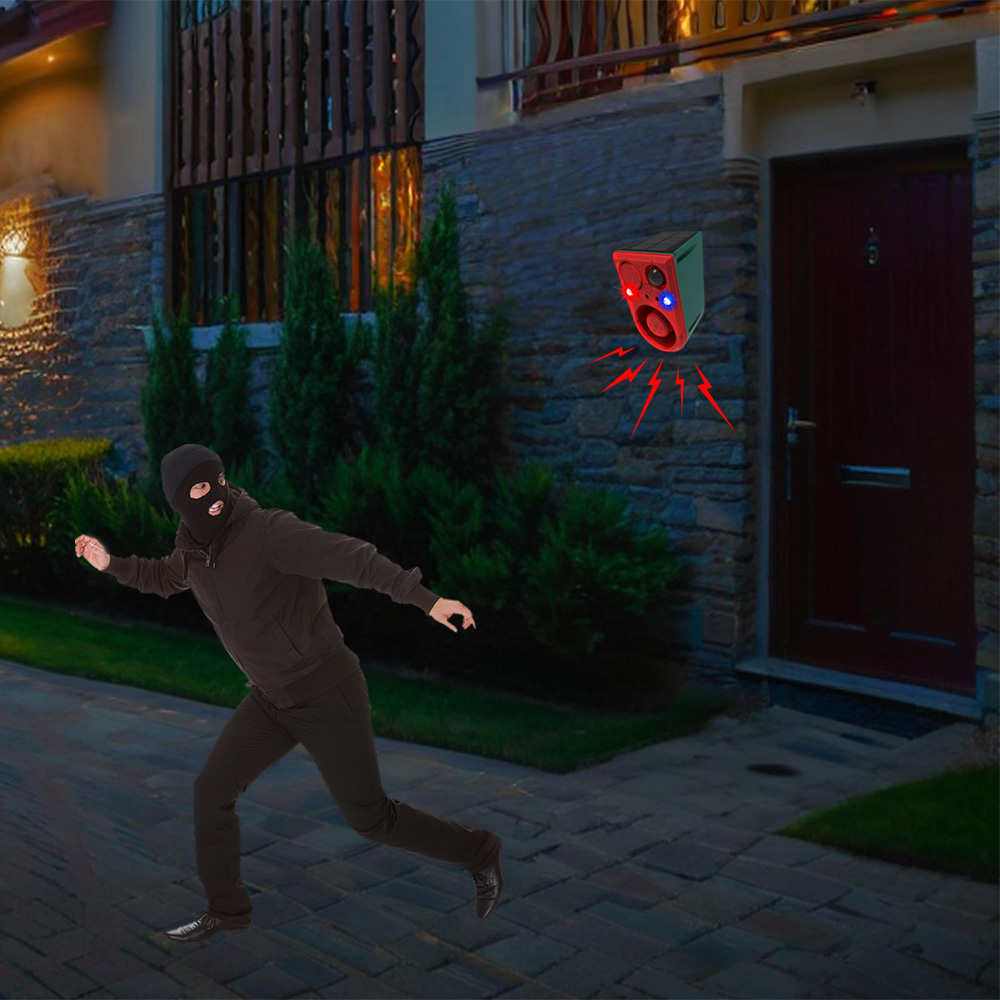 ソーラーモーションセンサー動物撃退器赤外線誘導抗イノシシ犬撃 - Outdoor Lighting Motion Sensor のレビューと価格