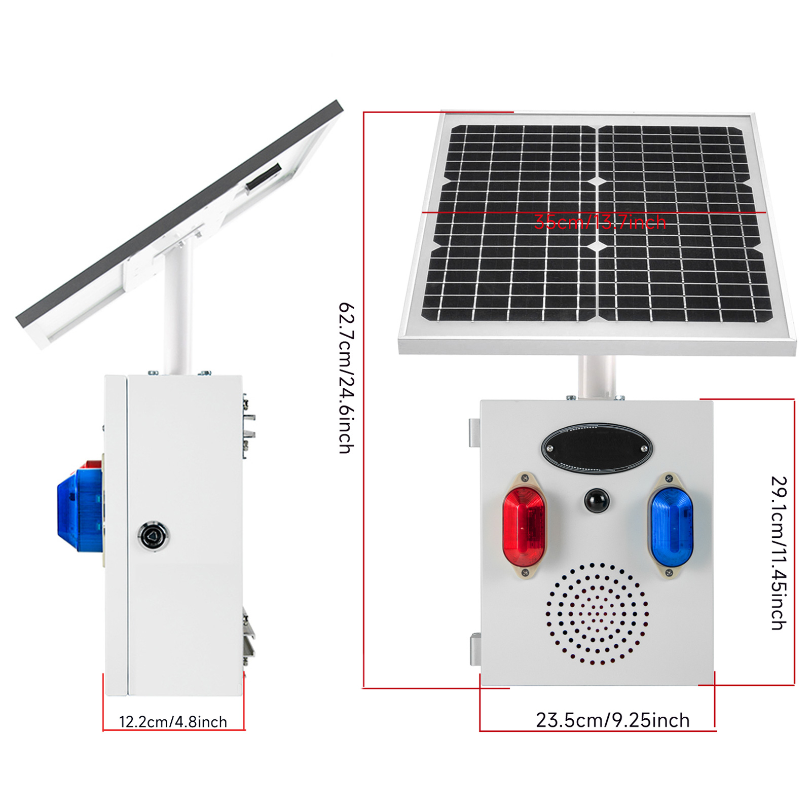 YASONG 屋外ソーラーモーションセンサー検出器アラームサ - Outdoor Lighting Motion Sensor のレビューと価格