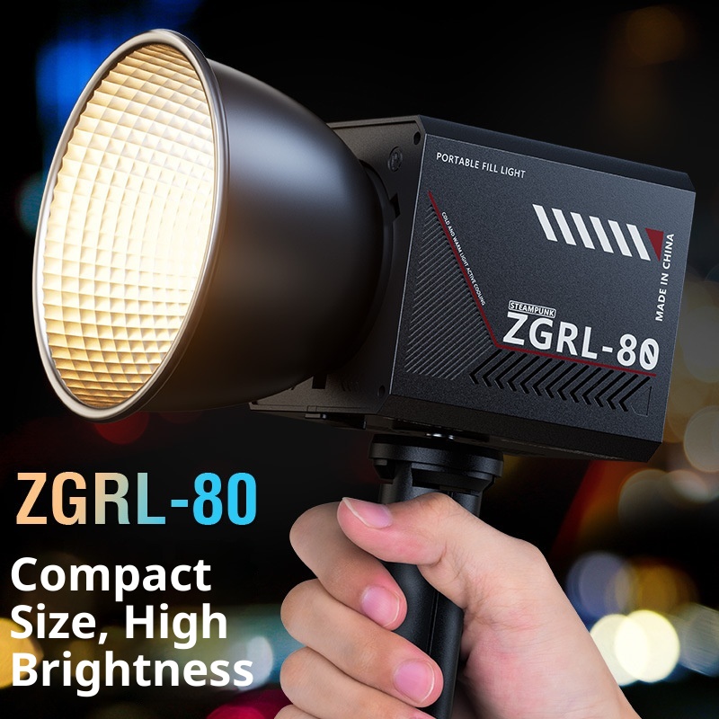 ZGRL80 80W COB ハンドヘルドビデオライト 強力 - Outdoor Lighting Video Shooting のレビューと価格