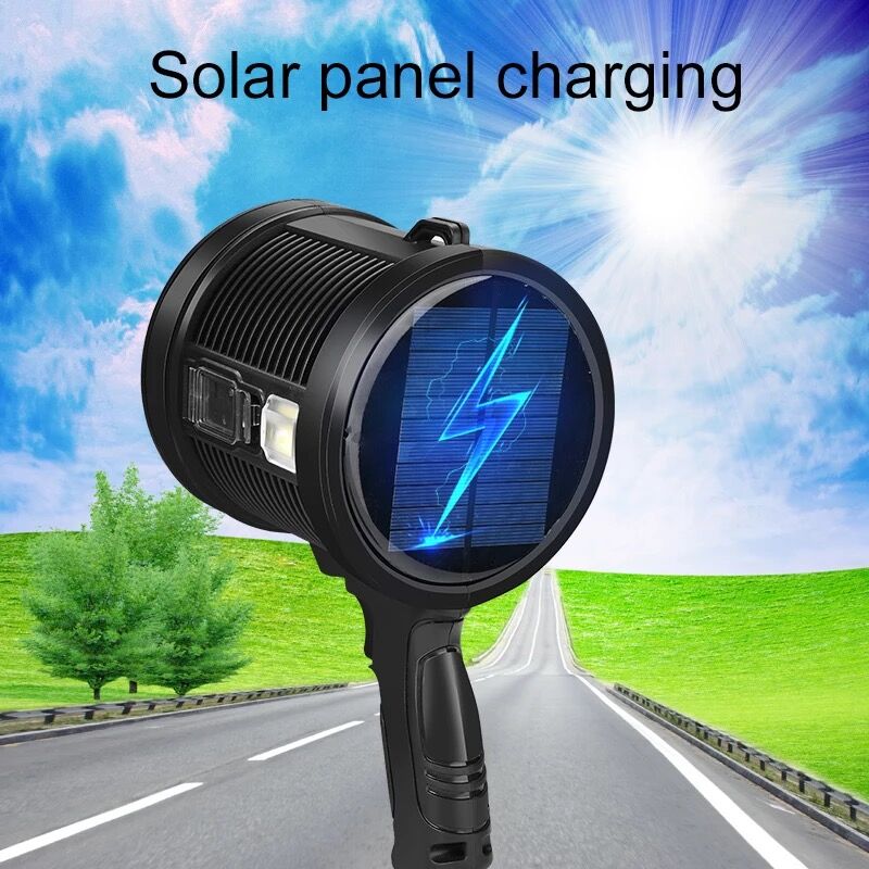 XHP90 超高輝度 LED 懐中電灯 XHP70 COB  - Fire Torch Solar のレビューと価格
