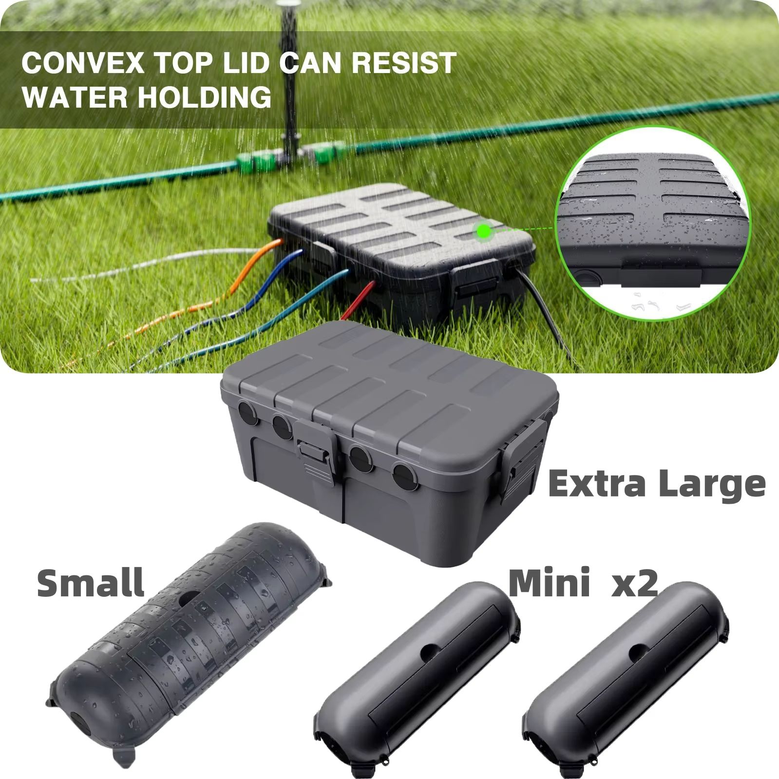 大型耐候性屋外電気ボックスケーブルカバー、延長ケーブル、電源 - Outdoor Lighting Cable のレビューと価格