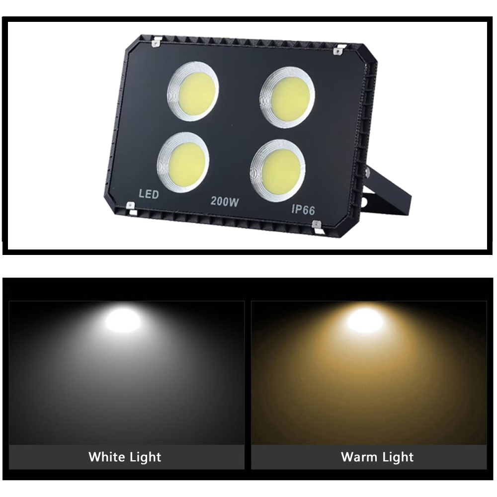 屋外ledスポットライト,防水ip66,100w,200w - Outdoor Lighting Garage のレビューと価格