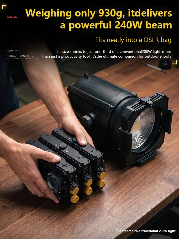 Sidande Q240C 240WフルカラーRGB COB - Outdoor Lighting Video Shooting のレビューと価格
