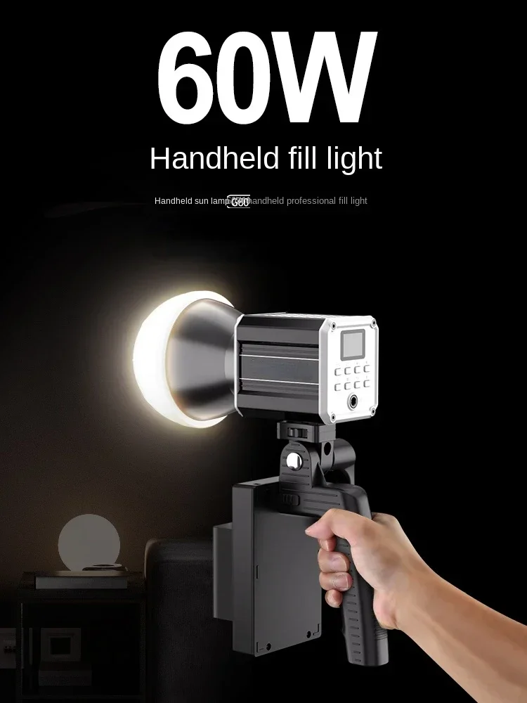 屋外撮影専用ハンドヘルドスタジオ照明機器 G60 ライブスト - Outdoor Lighting Video Shooting のレビューと価格