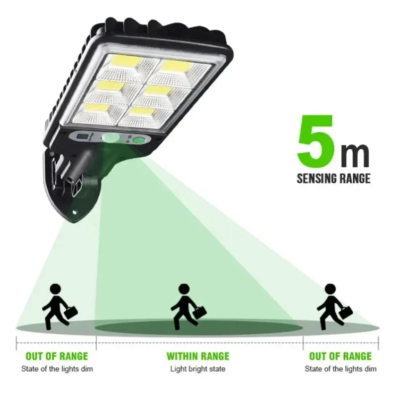 強力なLEDソーラー屋外LED中庭壁ランプ充電式人体誘導庭テ - Outdoor Lighting Garage のレビューと価格