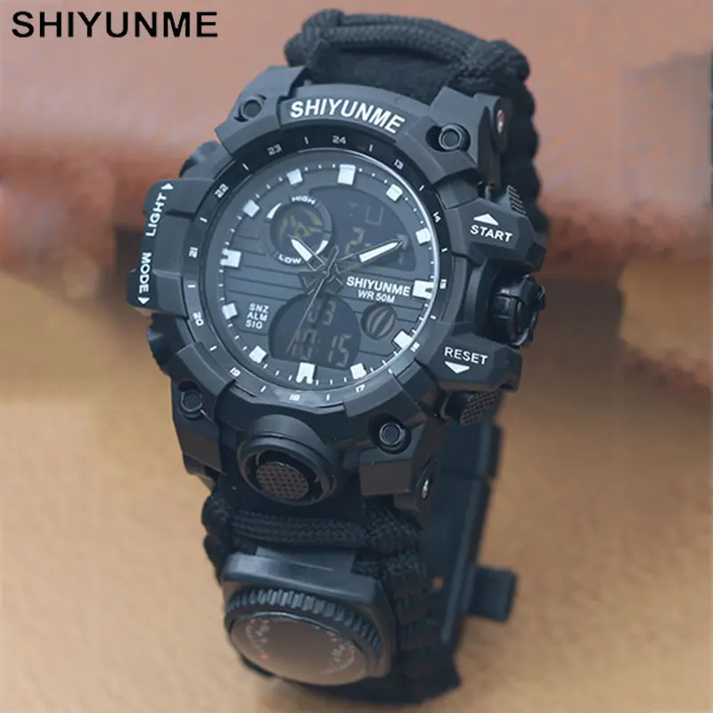 SHIYUNME メンズ G スタイルミリタリーウォッチ防水 - Outdoor Lighting Timer のレビューと価格