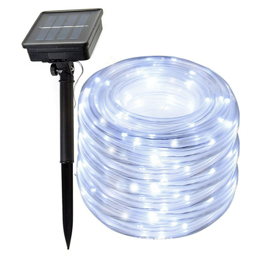 LED屋外ソーラーロープチューブフェアリーライト防水32M  - Outdoor Lighting Year Round のレビューと価格
