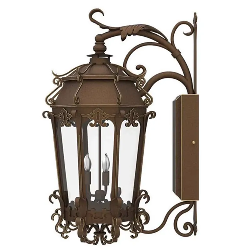 屋外用ウォールランプ LEDガラス ホテル用 大型 ラスティ - Outdoor Lighting For Home のレビューと価格