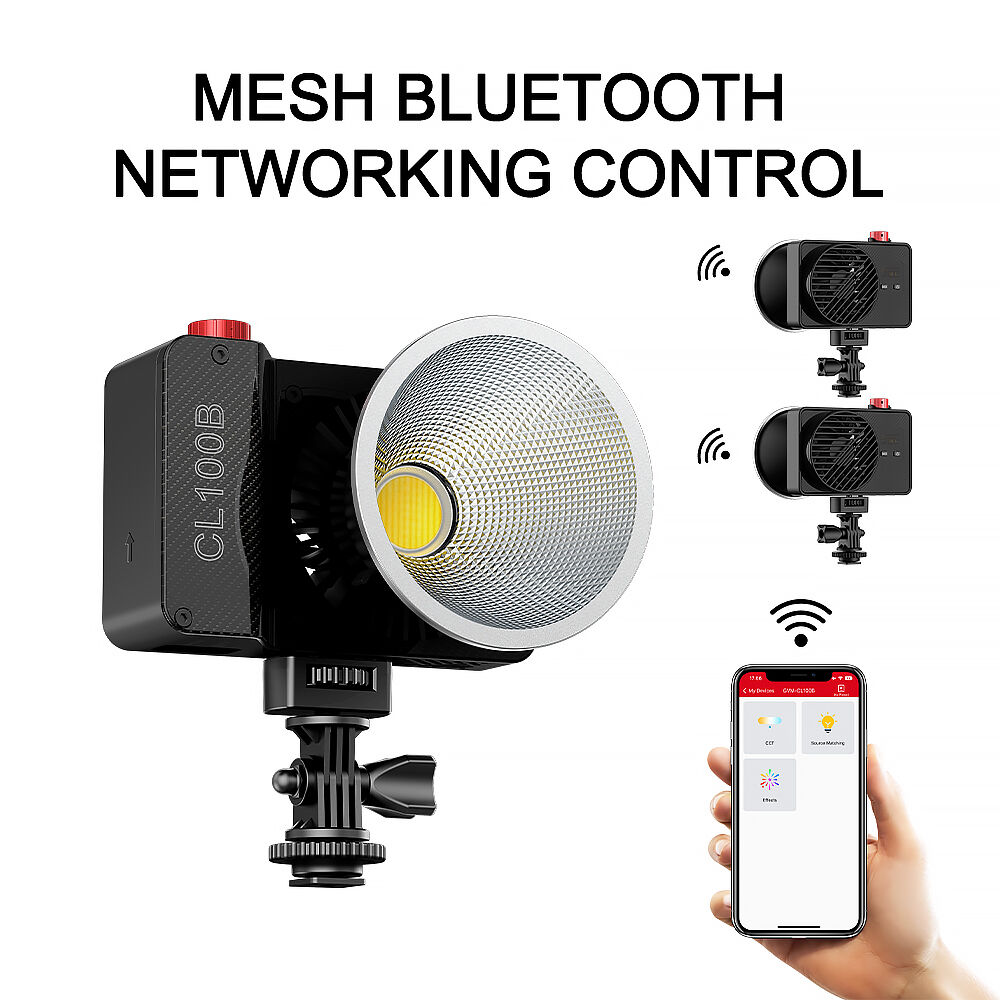 GVM CL100B ポータブル二色LEDモノライト 100 - Outdoor Lighting Video Shooting のレビューと価格