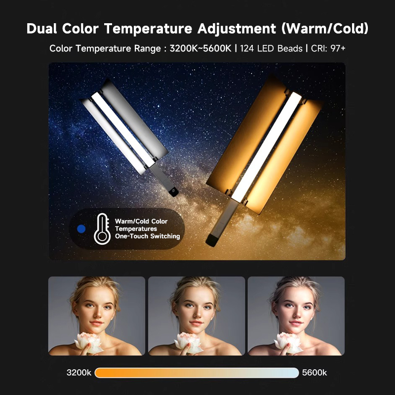 Nuer RGB ライトバーポータブル屋外夜景写真撮影ハンド - Outdoor Lighting Video Shooting のレビューと価格