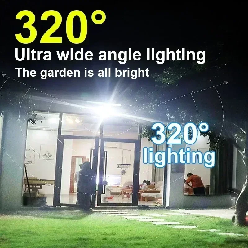 12000LM強力ソーラーウォールランプ、リモコン付き屋外I - Outdoor Lighting Under Pergola のレビューと価格