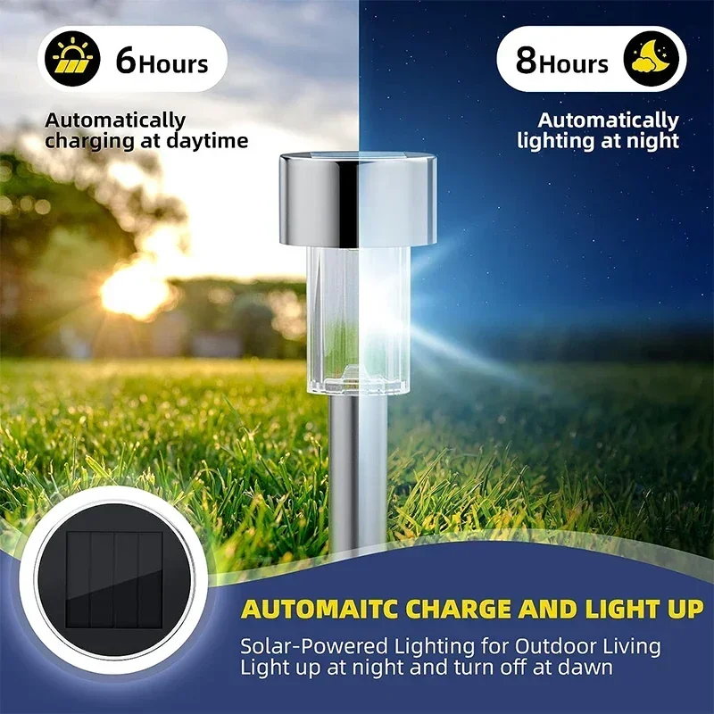ソーラー屋外ライトガーデンランプ太陽光発電防水風景パス屋外庭 - Outdoor Lighting Under Pergola のレビューと価格