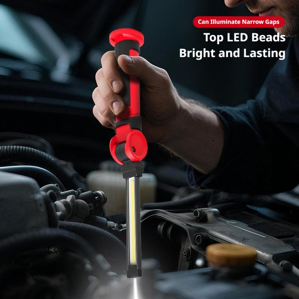 1/2/3ポータブル折りたたみ式磁気LED作業灯、調整可能な - Outdoor Lighting Garage のレビューと価格