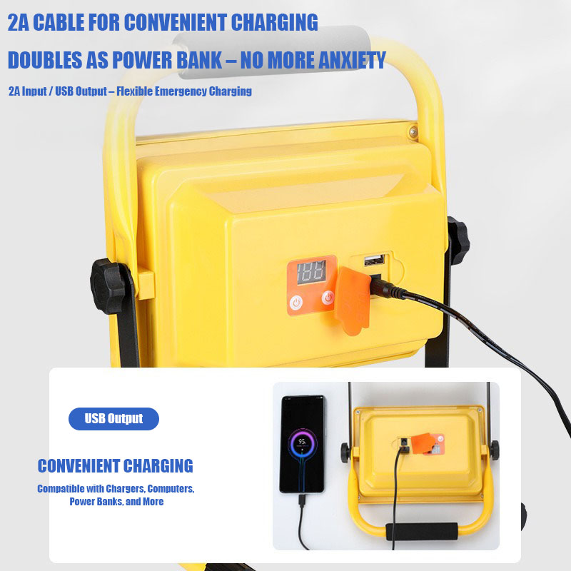 VOLODYMYR LED 充電式ポータブルワークライト 8 - Outdoor Lighting Garage のレビューと価格
