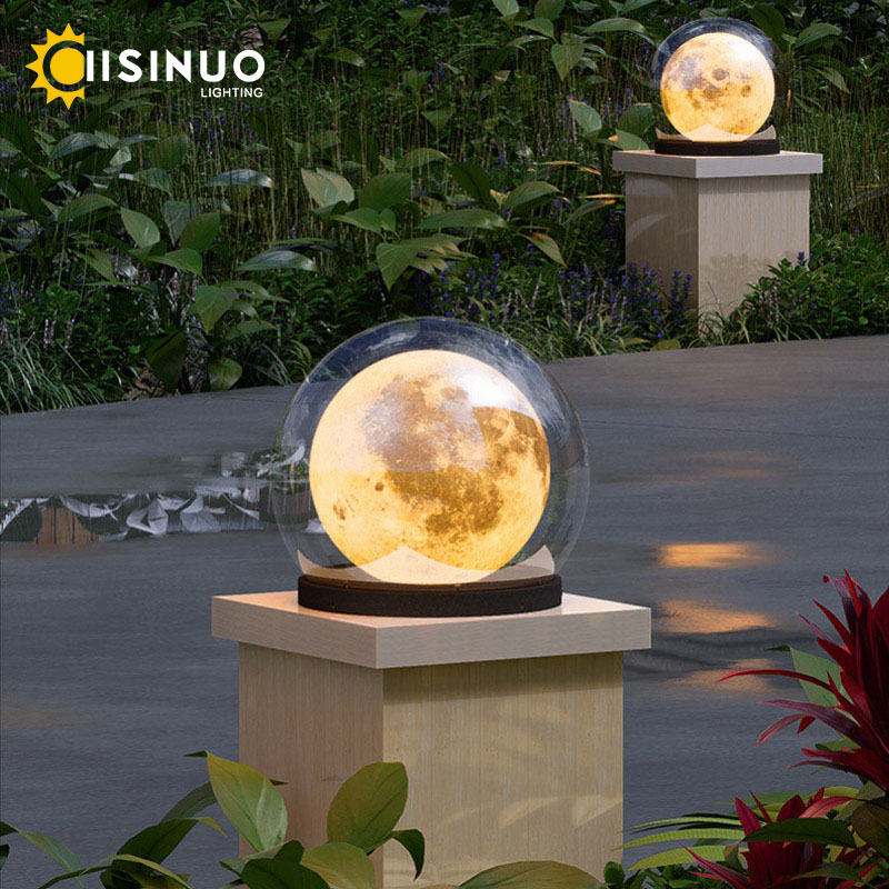 月の柱の形をした防水LEDライト,創造的な丸い風景,家の装飾 - Outdoor Lighting Year Round のレビューと価格