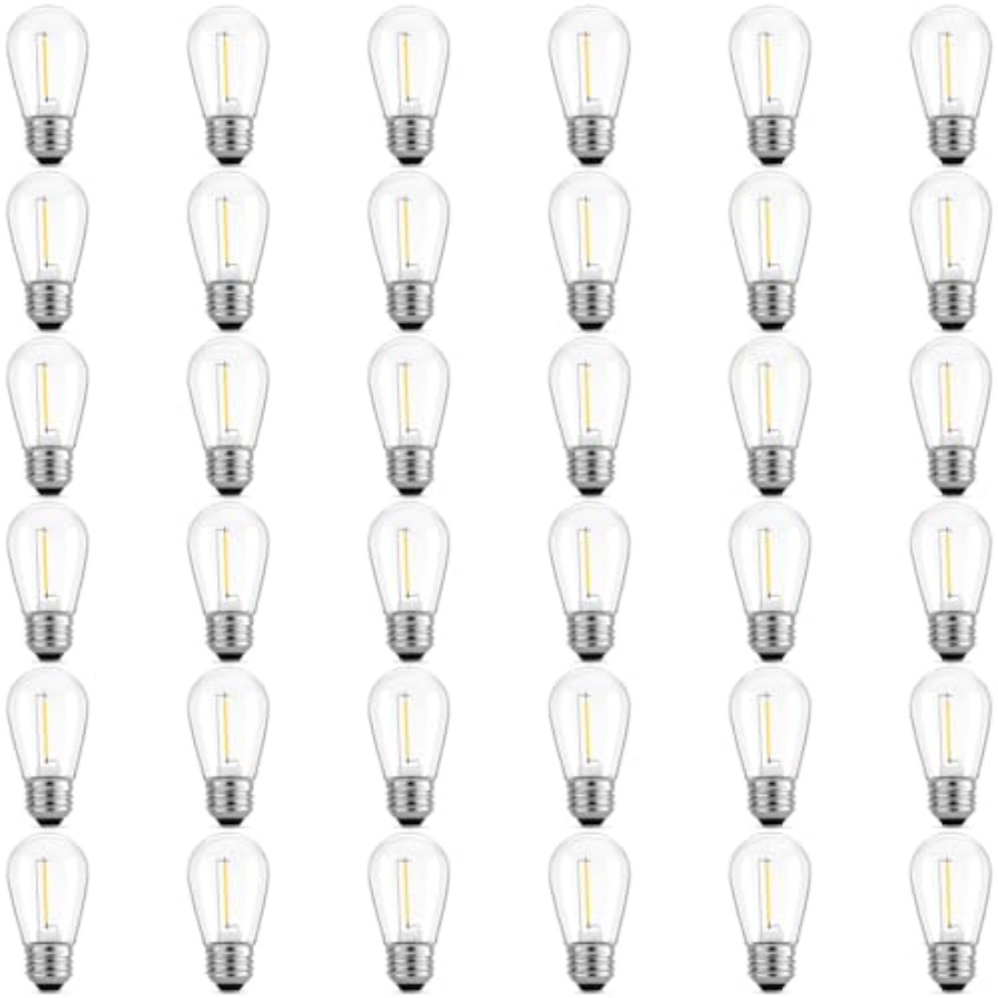 36 パック S14 LED 電球、屋外ストリングライト用、 - Outdoor Lighting Patio のレビューと価格