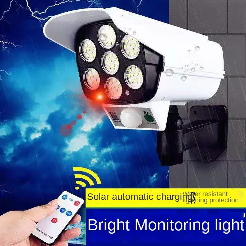屋外ソーラーライトモーションセンサーセキュリティダミーカメラ - Outdoor Lighting Motion Sensor のレビューと価格