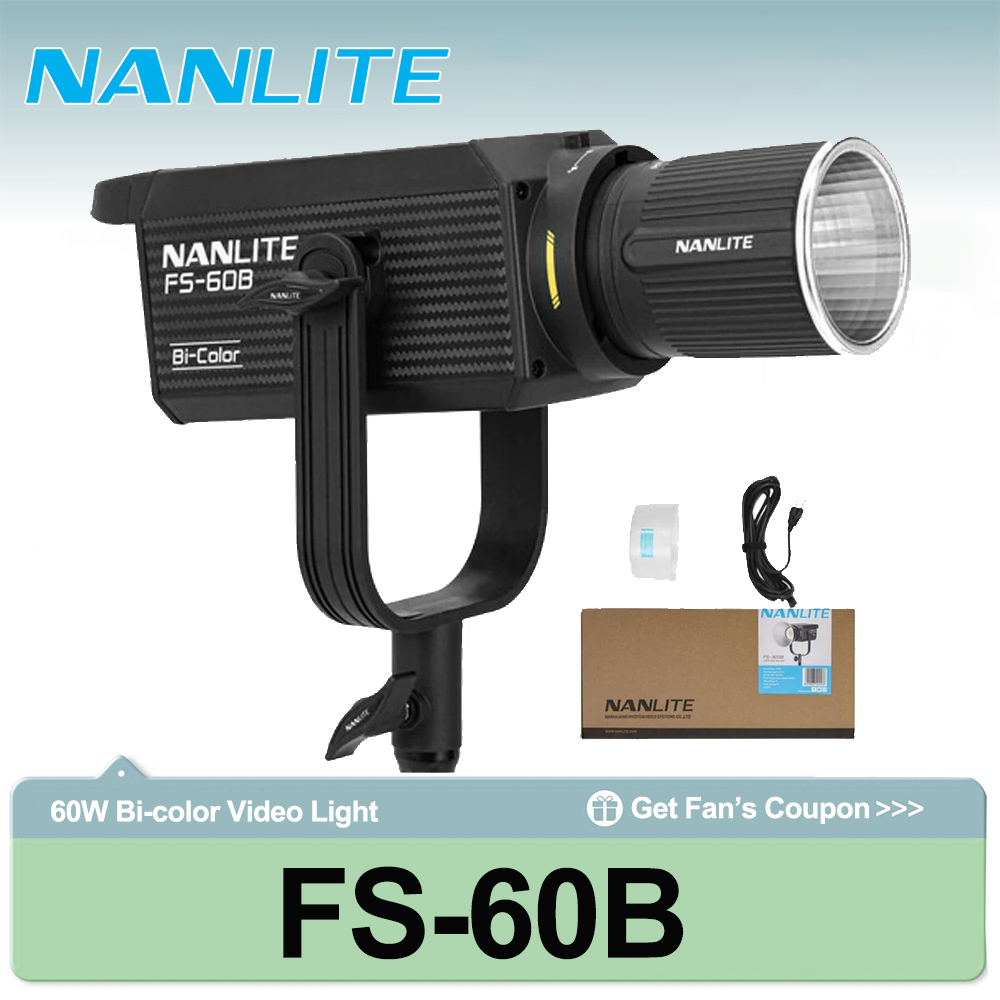Nanlite FS-60B 70W バイカラースポットライ - Outdoor Lighting Video Shooting のレビューと価格
