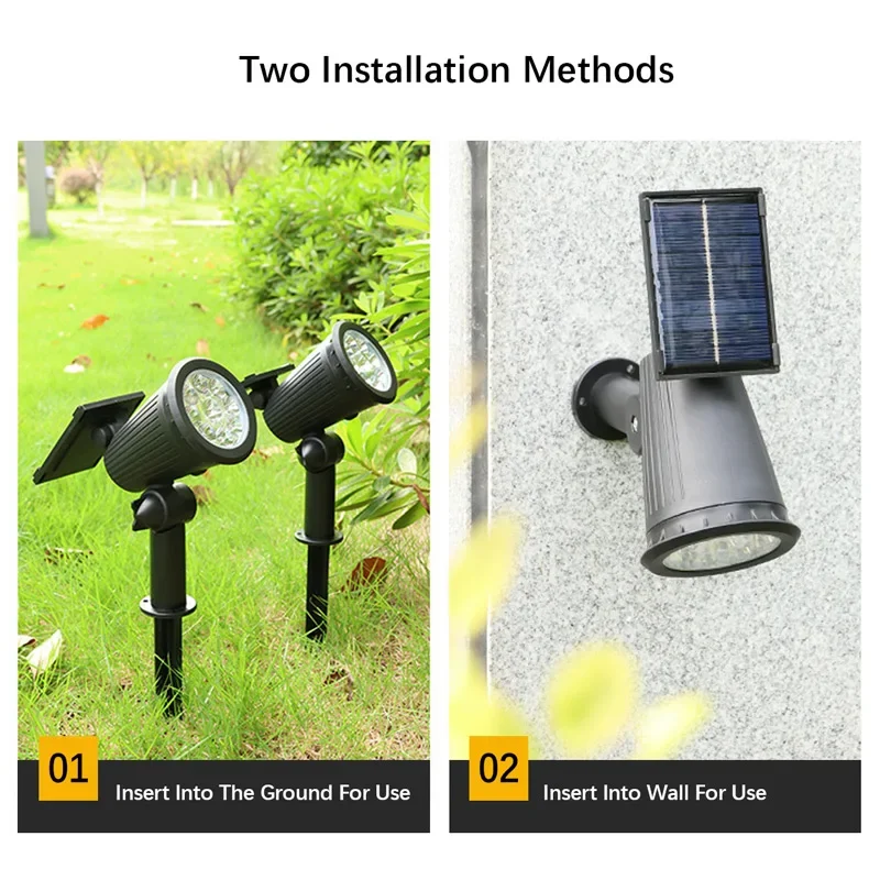 ソーラースポットライト屋外庭の芝生ライト防水床インサートライ - Outdoor Lighting With Outlet のレビューと価格