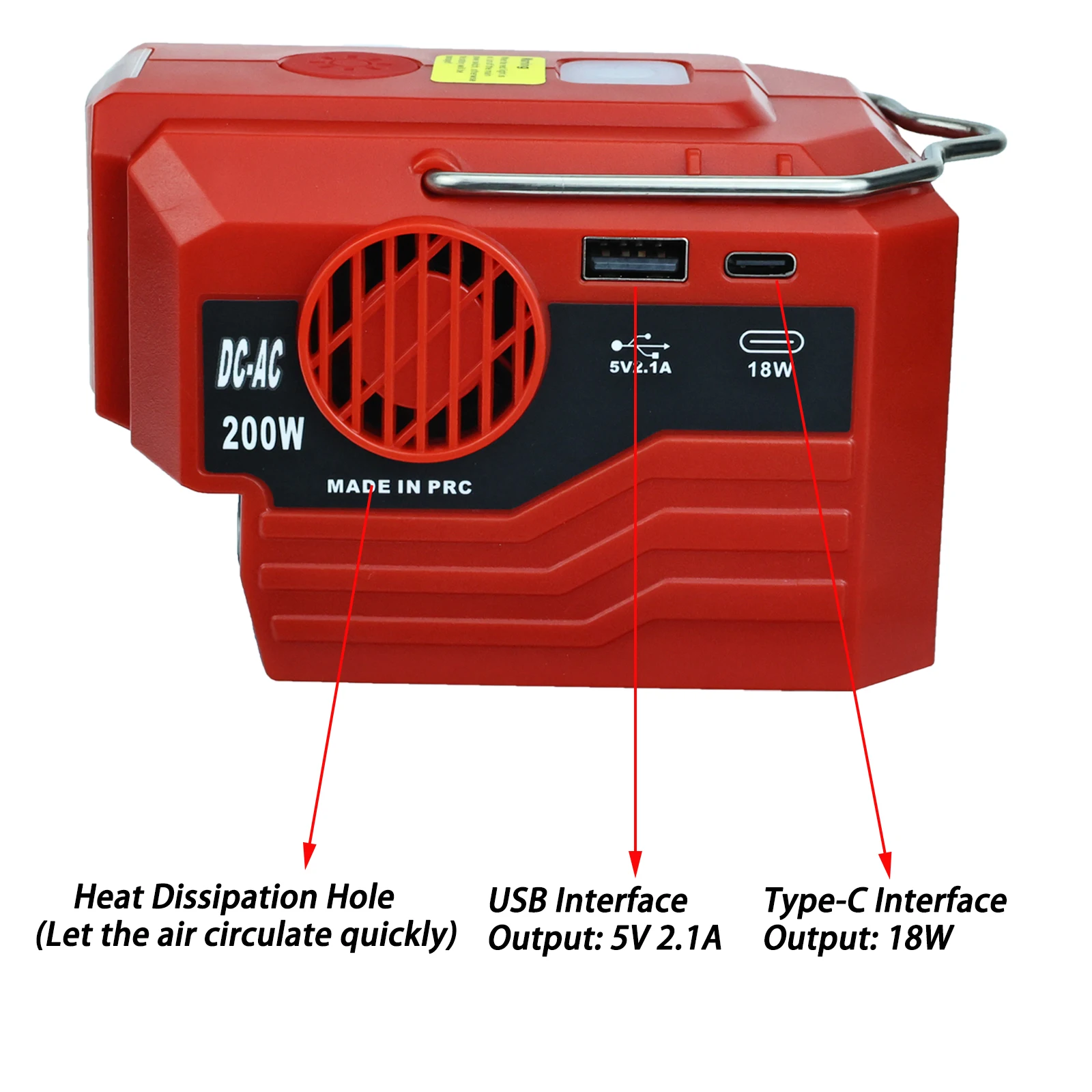 屋外LEDライト付きポータブルインバーター,リチウム電池,1 - Outdoor Lighting Battery Powered のレビューと価格