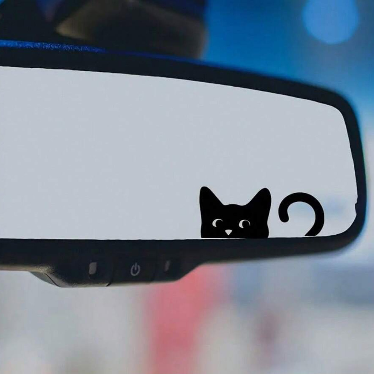 猫ステッカー、ミニ猫、覗き見猫、ミラーステッカー、車用ステッ - Outdoor Lighting With Outlet のレビューと価格
