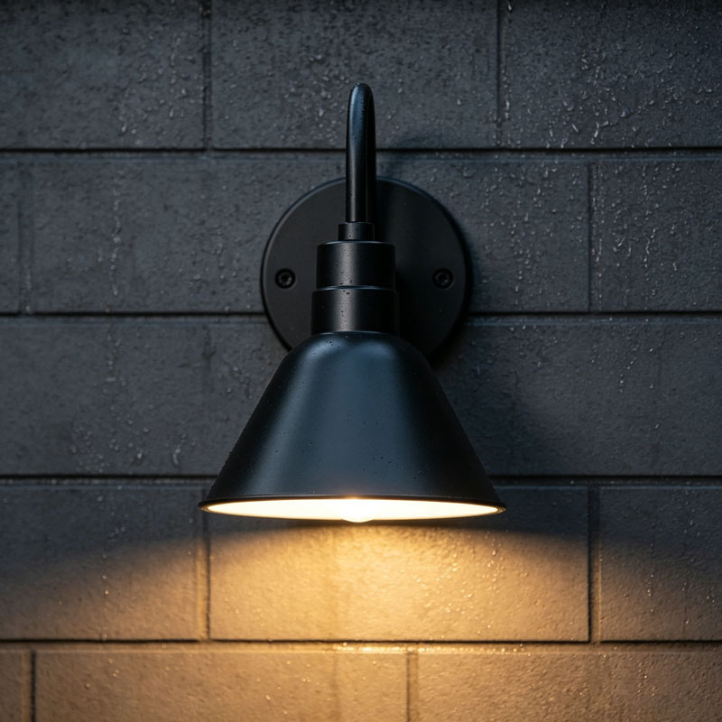 防水屋外壁ランプ金属製壁取り付け照明器具インダストリアルレト - Outdoor Lighting Garage のレビューと価格