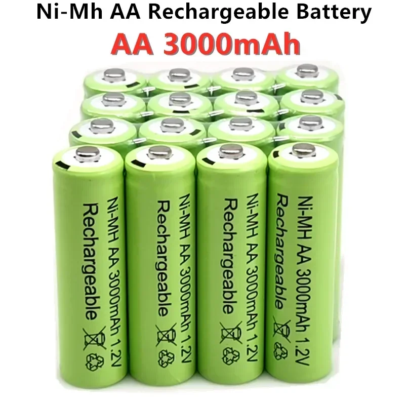 1.2V AA 3000mAh NiMH 1.2V 充電式電 - Fire Torch Solar のレビューと価格