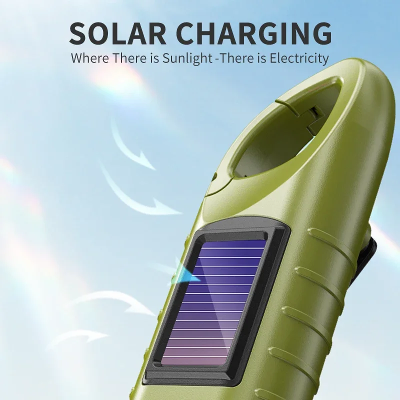 ポータブル LED 懐中電灯テントライトハンドクランクダイナ - Fire Torch Solar のレビューと価格