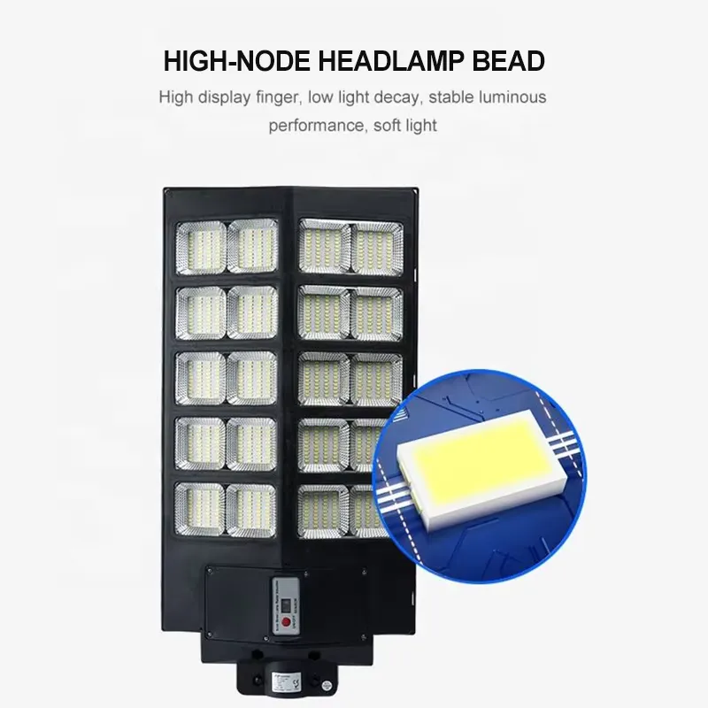 9WソーラーLED街路灯 屋外モーションセンサー 8000K - Outdoor Lighting Motion Sensor のレビューと価格