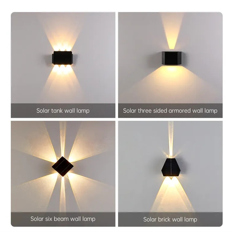 屋外 LED ソーラーウォールライト ABS ガーデン IP - Outdoor Lighting With Outlet のレビューと価格