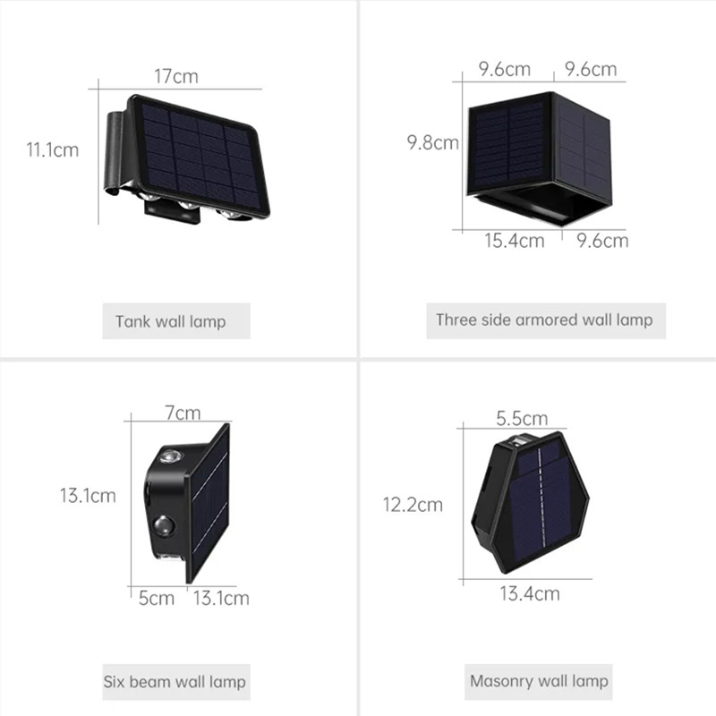 屋外 LED ソーラーウォールライト ABS ガーデン IP - Outdoor Lighting With Outlet のレビューと価格