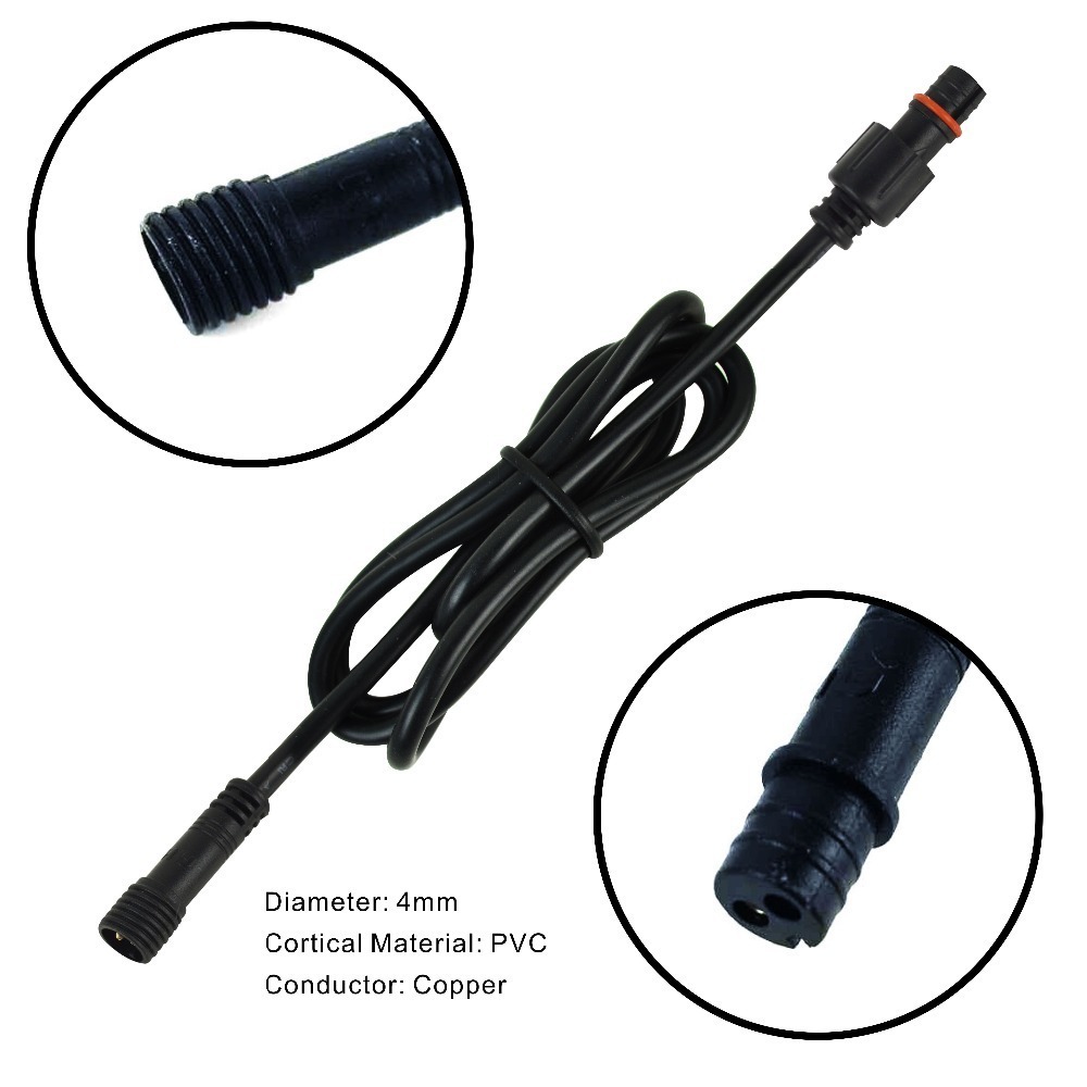 2ピンDC LEDケーブル,長さ1メートル,拡張ケーブル,オ - Outdoor Lighting Cable のレビューと価格