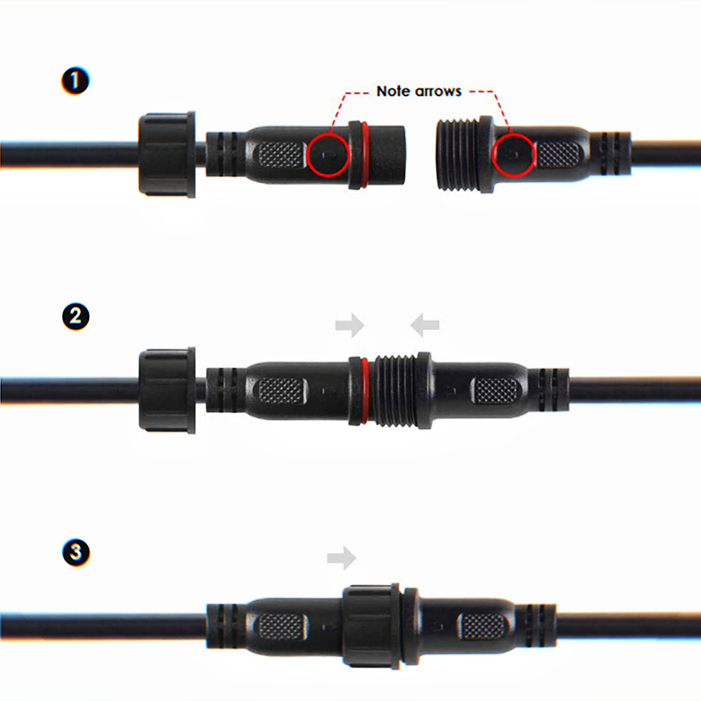 2ピンDC LEDケーブル,長さ1メートル,拡張ケーブル,オ - Outdoor Lighting Cable のレビューと価格