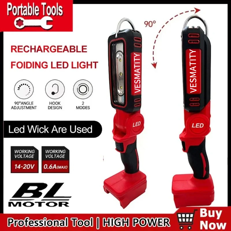 スーパーブライト90 °   LED作業灯 クリップオンフラ - Outdoor Lighting Garage のレビューと価格