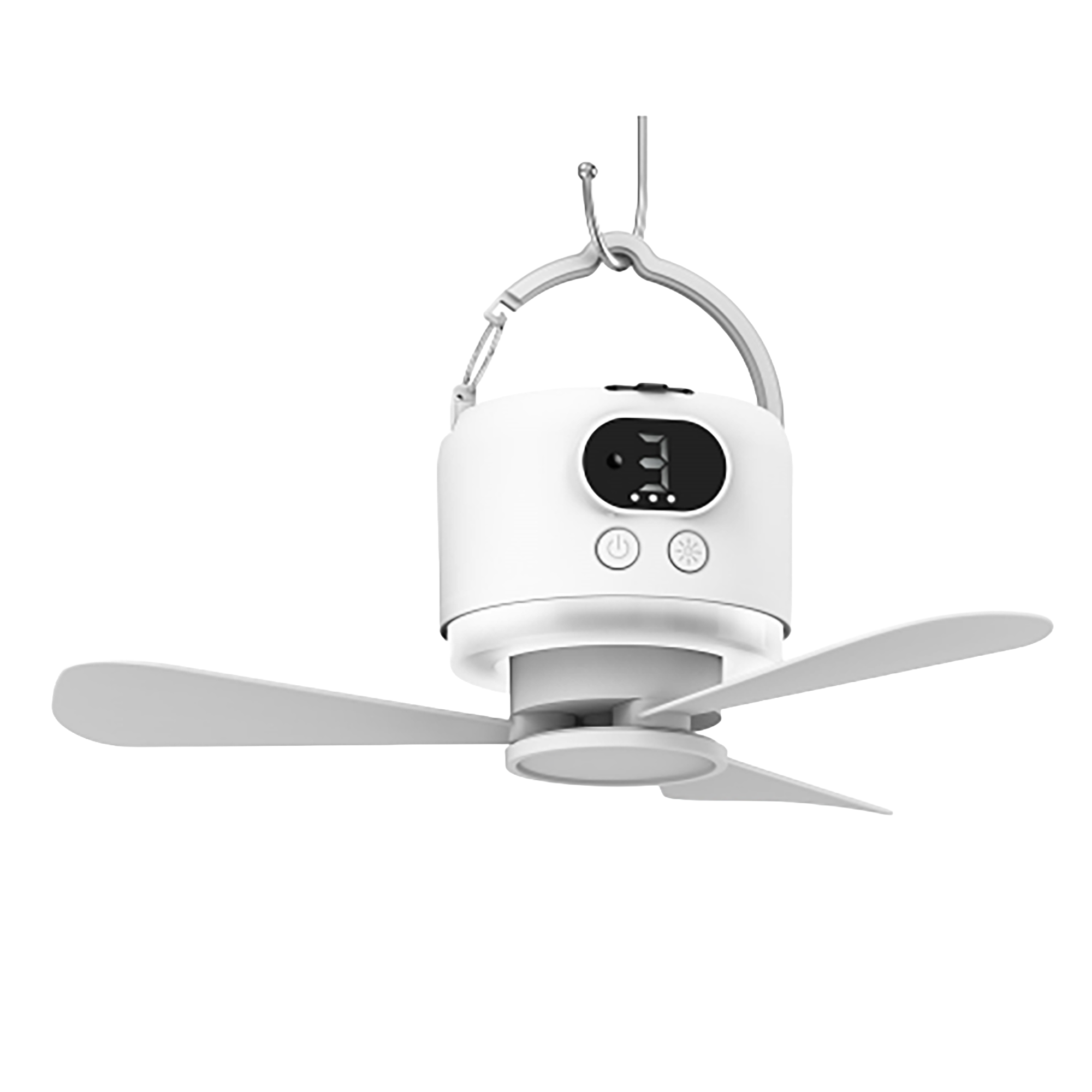 10400mAh充電式ポータブルシーリングファン、吊り下げ可 - Outdoor Lighting Timer のレビューと価格