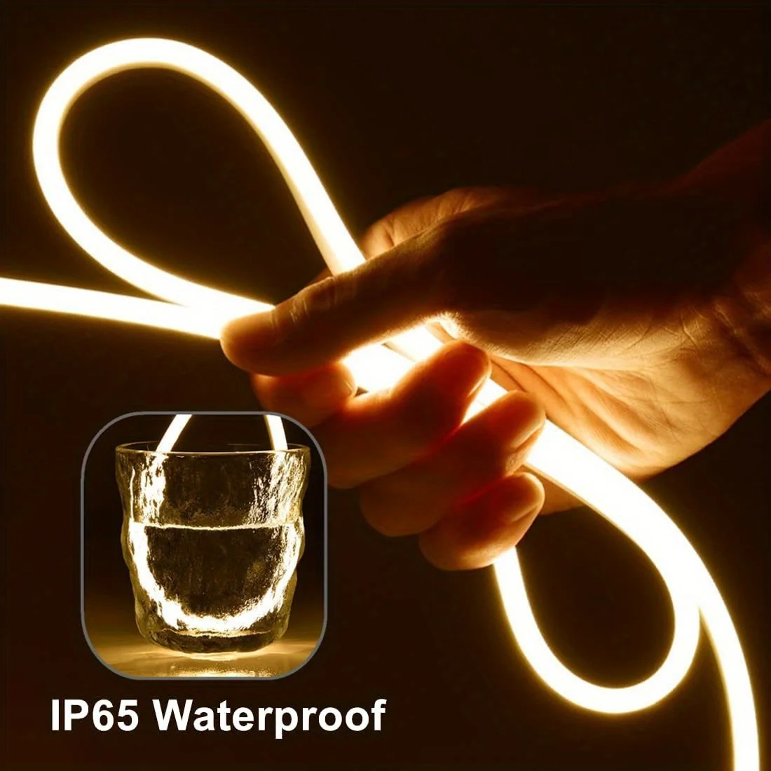 モーションセンサーネオン LED ライトストリップ USB  - Outdoor Lighting Cable のレビューと価格