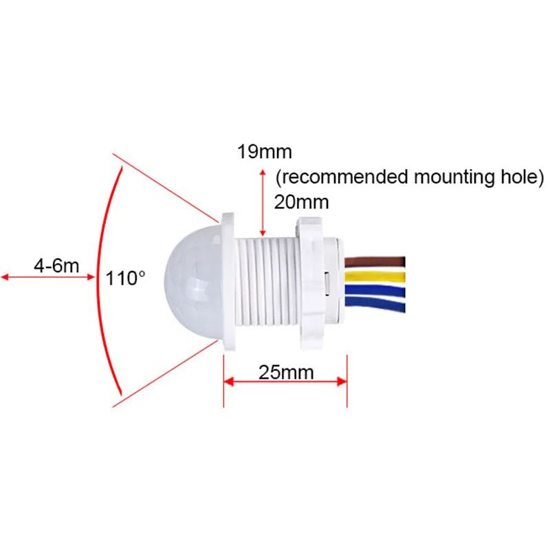 PIR モーションセンサー検出器スマートスイッチ家庭用屋内屋 - Outdoor Lighting Motion Sensor のレビューと価格
