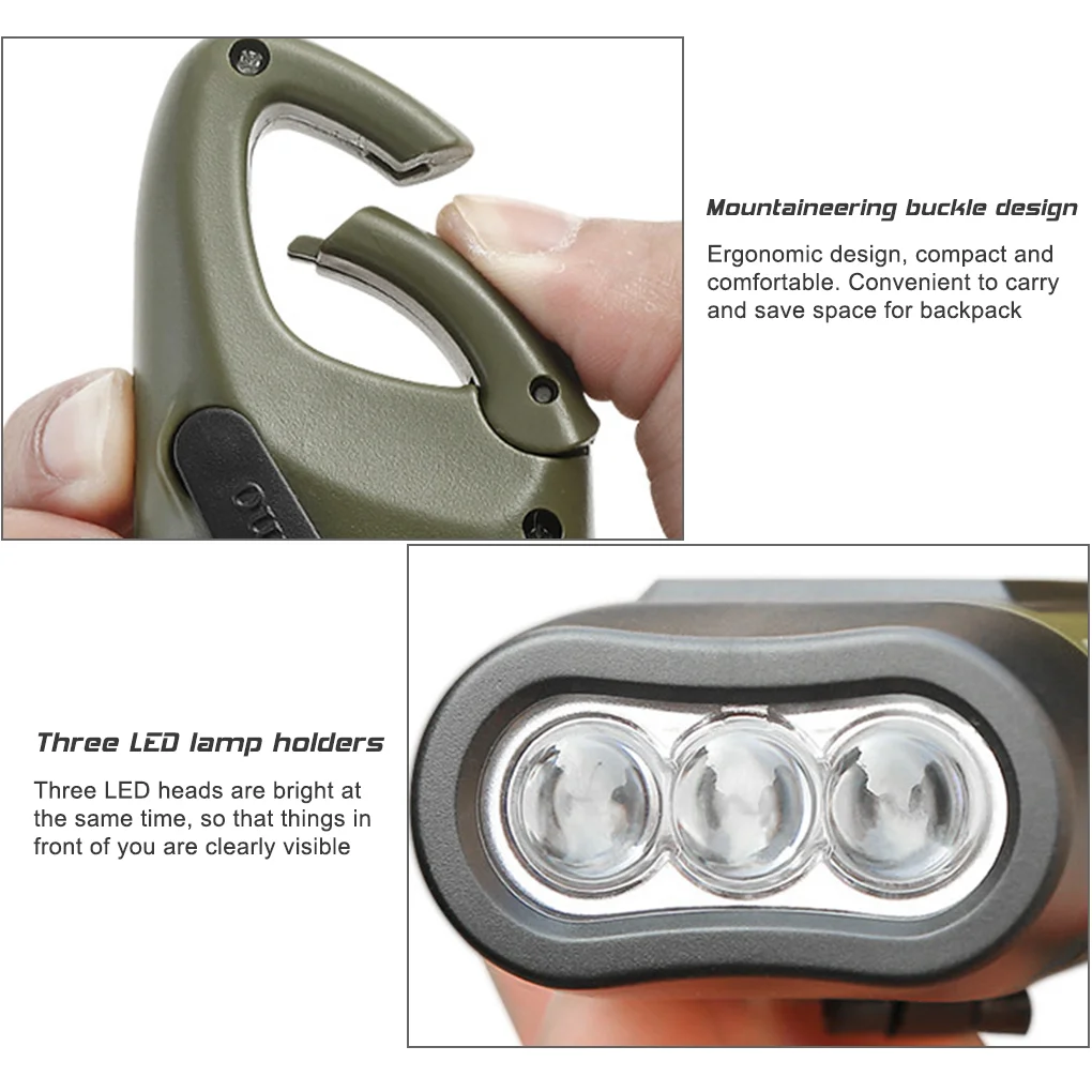 LED懐中電灯 ハンドクランク ソーラー充電式 サバイバルギ - Fire Torch Solar のレビューと価格